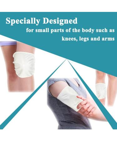 Castor Oil Packet Compress Natural Castor Essential Oil Pack Wrap Waterproof and Reusable Castor Oil Packs for Calf and Sleep Aid White - Buy Online on GoSupps.com