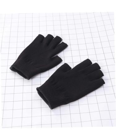 FRCOLOR 2 Pairs Black Gloves Moisturizing Gloves Hydrating Glove Gel Gloves Mositurizing Fingerless Glove Mositurizing Glove Spa Glove Whitening Glove Apparel Simple - Buy Online on GoSupps.com