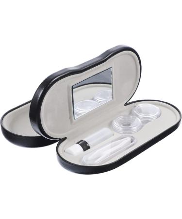 Partykindom Double-Sided Travel Glasses Case - Portable Contact Lens Holder & Sunglasses Organizer | 4 Pack 15.7x7.4x4cm - Buy Online on GoSupps.com