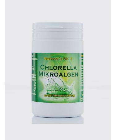 Chlorella Microalgae - Made in Germany - 600 Tablets - Ivarssons
