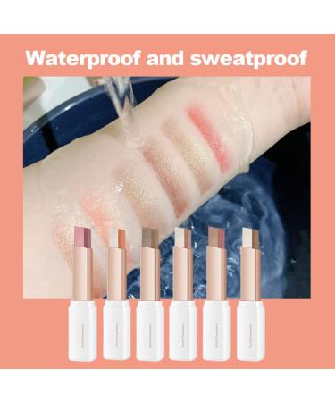 Double Color Eyeshadow Stick - 2 in 1 Gradient Shimmer Eye Shadow Makeup - International Shipping Available - Buy Online on GoSupps.com