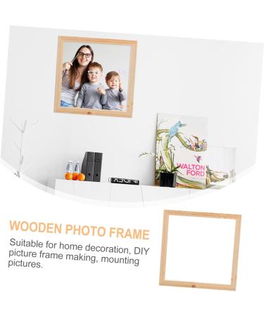 Zerodeko 5pcs Empty Frame Solid Wood Picture Frame Metal Picture Frames Photo Collage Frame Gallery Wall Frame Frames for Painting Pinus Sylvestris Office Household Poster Frame - Buy Online on GoSupps.com