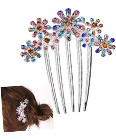 Ipetboom Tiara Hair Accessories Bridal Hair Comb Women Hair Clip Flower Hair Comb Wedding Women Hair Comb Diamond - Buy Online on GoSupps.com