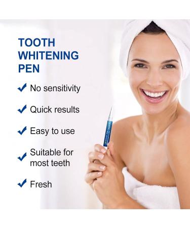 Teeth Whitening Pen (2 Packs) Natural Gel Treatment - Safe, Effective, Painless Whitener - Removes Years of Stains - Travel-Friendly - Buy Online on GoSupps.com