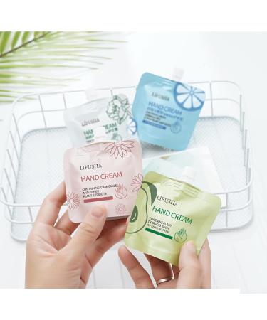 Prreal Hand Cream Set - Mini 4 Pack for Moisturizing Rough Cracked Hands | Ideal Travel Fragrance Care for Men & Women - Buy Online on GoSupps.com