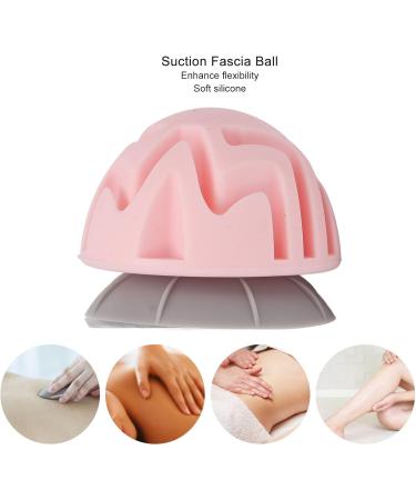 Portable Suction Fascia Ball - Soft Silicone Massage Device for Back Neck & Waist Relief - Buy Online on GoSupps.com