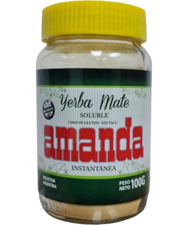 Amanda Instant Yerba Mate Cocido Soluble 100g - Buy Online on GoSupps.com
