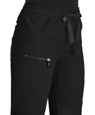 KOI Lite 721 Women's Peace Scrub Pant Medium Black - Comfort and Style for Healthcare Professionals - Buy Online on GoSupps.com