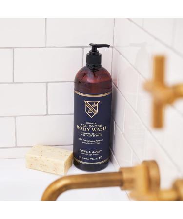 Caswell-Massey Heritage Collection 32oz All-in-One Shower Gel for Face, Hair & Body - Buy Online on GoSupps.com