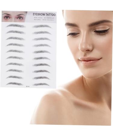 Ipetboom 4 Pcs 3d Eyebrow Stickers Honeycomb Lip Gloss Tube Eyebrow Tool Transfer Stickers Water Proof 6d - Buy Online on GoSupps.com