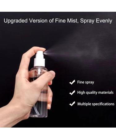 Nutabevr 4x100ml & 4x50ml Reusable Spray Bottles Set with 8 Labels Ideal for Garden Hairdressing Travel & Cosmetics - Refillable & Eco-Friendly - Buy Online on GoSupps.com
