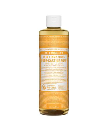 Dr. Bronner's Organic Citrus Castile Liquid Soap - 473 ml