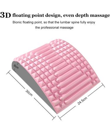 Horuili Neck and Back Stretcher | Pain Relief for Lower Back & Neck | Comfortable Back Extensor (Pink) - Buy Online on GoSupps.com