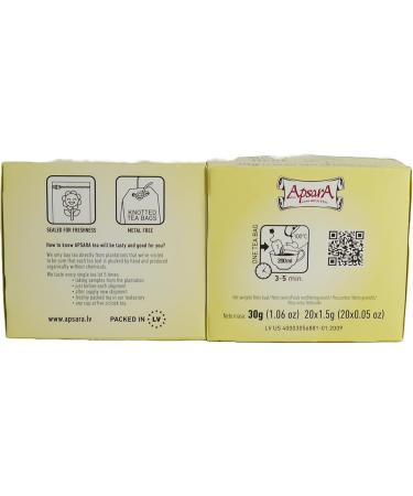  Apsara Apsara White Tea & Green Tea with Mango 60 Bags (Pack of 3) Fruity and Fragrant Infusion - Buy Online on GoSupps.com