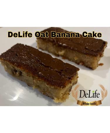 DeLife Oat Flour 1kg | Natural Whole Grain Oats - Buy Online on GoSupps.com