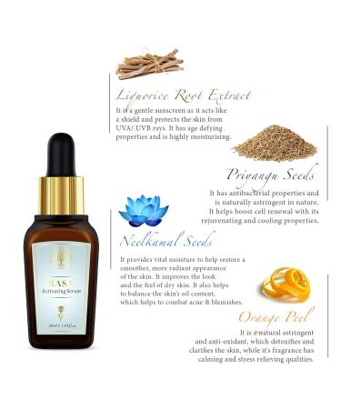 Buy Forest Essentials Activating Serum Rasa 30ml - Natural Skincare - Fast International Shipping - Buy Online on GoSupps.com