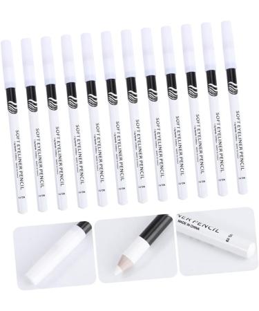 PLAFOPE 72 Pcs Eyeliner Pencil Hair Braiding Sponge Eye Line Drawing Tool Eye Line Pencils Wooden Pole White - Buy Online on GoSupps.com