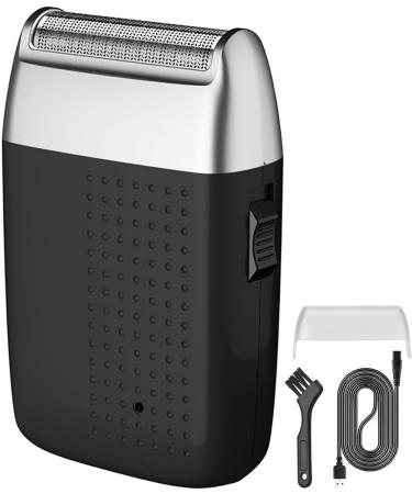 Beard Shaver Trimmer - Reciprocating Portable Foil | Lightweight Shaver Beard Grooming Tool with USB Port for Travel Offices Outings Schools Aviere Black - Buy Online on GoSupps.com