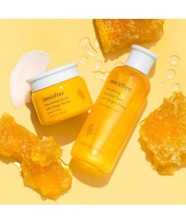 Innisfree Ginger Honey Nourishing Cream Face Moisturizer 1.69 Fl Oz - Hydrating Treatment - Buy Online on GoSupps.com