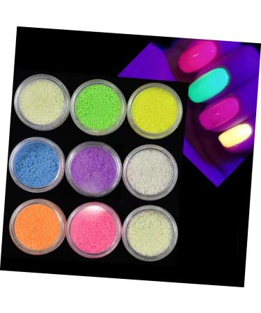 ORFOFE 2 Pack Sand Powder Luminous Powder Outdoor Decorations Glow Luminous Nail Glitter Particles Ordinary Green Siize 4 - Buy Online on GoSupps.com