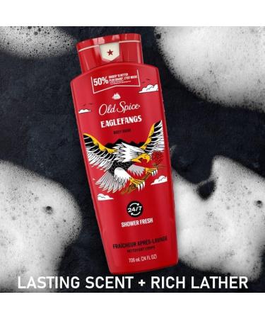 Old Spice Body Wash for Men Eaglefangs Long Lasting Lather 709 mL Body Wash Eaglefangs - Buy Online on GoSupps.com