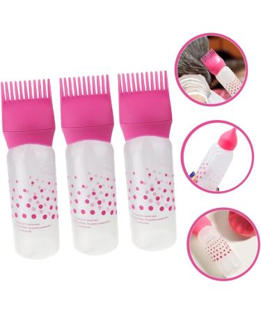 FRCOLOR 6 Pcs Hair Dry Cleaning & Coloring Toolkit - Root Comb Applicator Bottles & Teasing Comb for Precision Hair Care - Buy Online on GoSupps.com