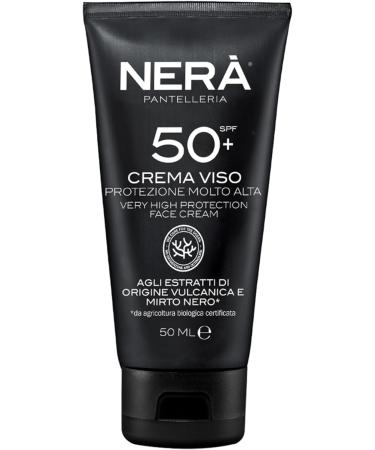 NERA Pantelleria Water Resistant SPF50+ Very High Protection Sunscreen Lotion 50ML - Nourishing Face Sun Cream Lotion with UVA/UVB Filters Prevents Dehydration & Skin Aging - Unisex - Buy Online on GoSupps.com