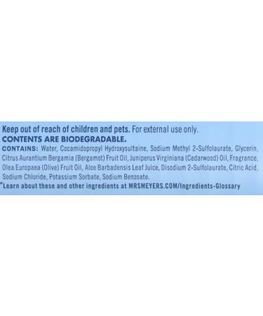 Mrs. Meyer's Rain Water Hand Soap - 12.5 fl. oz, Pack of 6 | Biodegradable Formula with Essential Oils - Buy Online on GoSupps.com