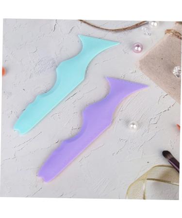 FOMIYES 8 Pcs Silicone Beauty Ruler Silicone Molds Beginners Eyebrow Stencils Eyeliner Tool Eyeliner Brush - Buy Online on GoSupps.com