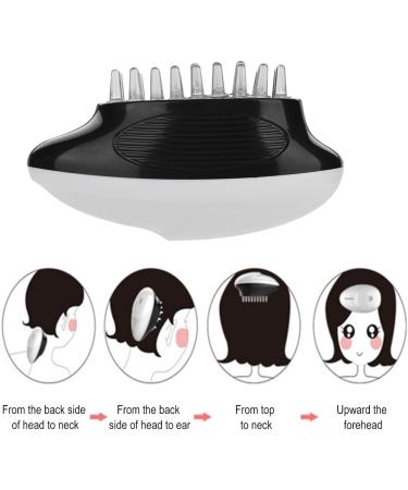 Handheld Electric Scalp Massager - Micro Vibration Head Massage Device for Relaxation & Acupuncture Relief - Buy Online on GoSupps.com