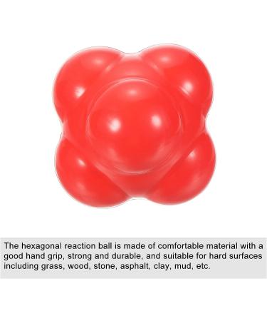 Patikil Reaction Balls - Silicone Bounce Balls for Baseball Training - Red - Buy Online on GoSupps.com