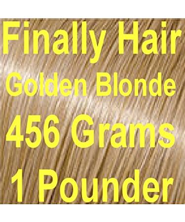 GOLDEN BLONDE Finally Hair Hair Fiber Refill 456 Grams Full Pounder For Hair Loss Concealing by Finally Hair