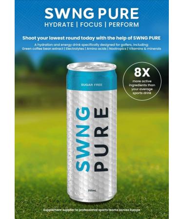 Swng Pure Tropical Nootropic Golf Beverage (12 Pack) - Buy Online on GoSupps.com
