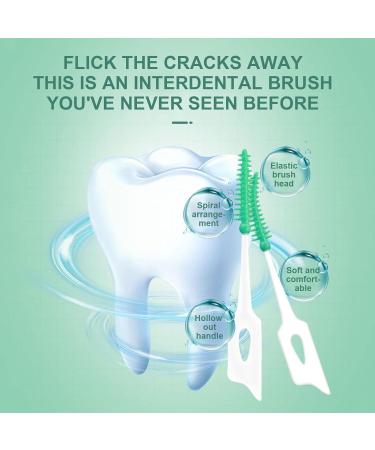 Mivaiun 200-Piece Soft Silicone Interdental Brush Set - Adaptive Brushing for Healthier Teeth & Gums | International Shipping - Buy Online on GoSupps.com