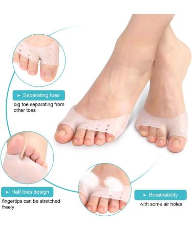 Metatarsal Gel Pads for Forefoot Pain Relief | Breathable Air Holes | Comfortable Support for Metatarsalgia | 1 Pair - Buy Online on GoSupps.com
