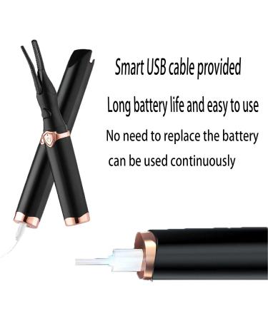 Shop Heated Eyelash Curlers - Rechargeable 2-in-1 Clip-Type & Comb Curler 3 Temperature Modes - Perfect for International Shipping - Buy Online on GoSupps.com