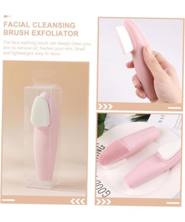Housoutil Face Cleansing Brush Exfoliator Face Scrubber Face Brush Facial Scrubber Exfoliator Face Cleansing Brush for Women Facial Exfoliator Miss Man-made Fiber Plastic Manual Makeup Tools - Buy Online on GoSupps.com