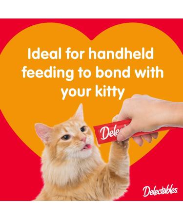 Hartz Delectables Squeeze Up Interactive Lickable Wet Cat Treats Chicken 64 Count Chicken 1 g (Pack of 64) - Buy Online on GoSupps.com