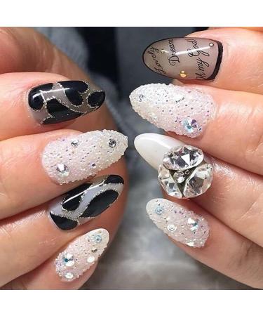 In Wheel Nail Art Decoation Pearl Chameleon Stone Nail Stud Nail Rhinestone Mixed Design 3D(B) - Buy Online on GoSupps.com