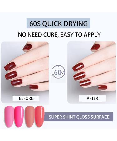 Quick Dry Top Coat & Base Coat Set - Long Lasting High Shine Glossy Nail Varnish - 1.00 ml (Pack of 1) - Buy Online on GoSupps.com