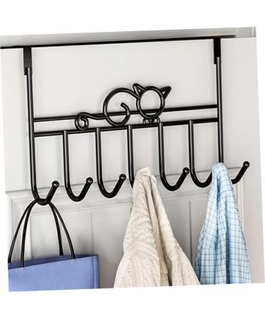 Holibanna 7 Door Hook Coat Hangers Bedroom Door Robe Hanger Hanging Storage Organizer No Trace Office Clothing - Buy Online on GoSupps.com