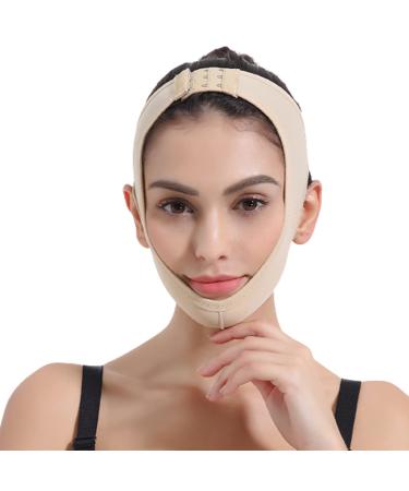 DZQUY Facial Slimming Strap Double Chin Reducer Pain Free Face Lifting Board Reusable for Women Eliminates Sking Skin Lifting Family Anti AgingXL