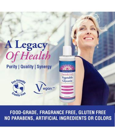 Heritage Store Vegetable Glycerin Moisturizer | Natural, Oil-Free | 8 fl oz (240 ml) - Buy Online on GoSupps.com