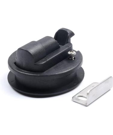 Mxeol Marine Slam Latch Black Flush Pull Slam Latch Round Plastic Black  4 PACK - Buy Online on GoSupps.com