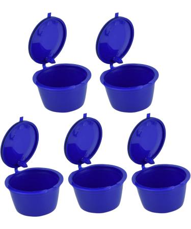 Capsules de Caf R utilisables en Acier Inoxydable 304 Paquet de 5 avec Cuill re Mesurer 50 ml Rose Blue #12 - Buy Online on GoSupps.com