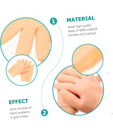 Beatifufu 1 Pair Moisturizing Gloves Softening Gloves Finger Gloves Hands Night Mittens Hand Lotion Sleeping Gloves Hand Softening Moisture Gel Gloves Black Gel Exfoliating Hand Masks Sebs - Buy Online on GoSupps.com