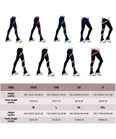 Warm Ice Skating Pants for Girls - Lightweight Skin-friendly & Washable Training Leggings - Light Blue/S - Buy Online on GoSupps.com