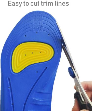 VivoFoot Memory Foam Full-Length Shoe Inserts - Comfort & Athletic Insoles for Men & Women (Men 7-12) - Buy Online on GoSupps.com
