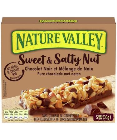  G n rique Nature Valley Cereal Bar Dark Chocolate & Almonds - Gourmet and Healthy Snacks - 150 g - Pack of 4 - Buy Online on GoSupps.com