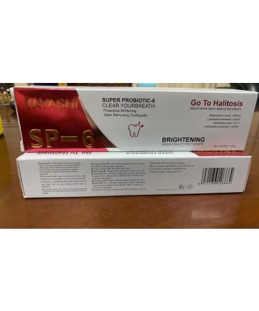 SP-6 Probiotics Whitening Toothpaste - Fresh Breath & Deep Cleaning Care (1PC) | Ultra Whitening & Brightening - Buy Online on GoSupps.com